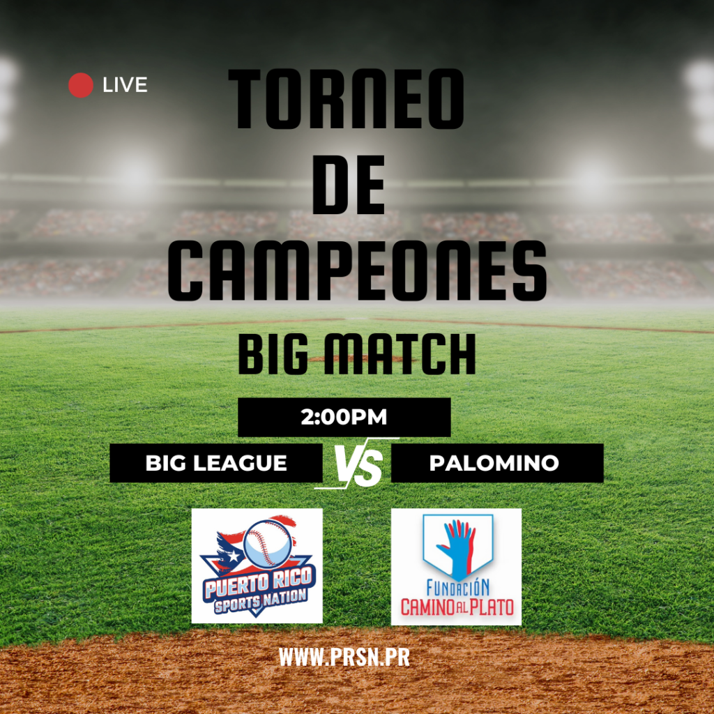 FIRST MATCH UP BIG LEAGUE VS. PALOMINO